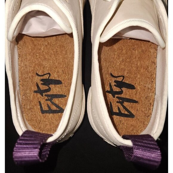 Eytys Mother of Galosch Low Top Suede Sneaker 39 8.5 Natural Shoes $69 - Picture 9 of 13